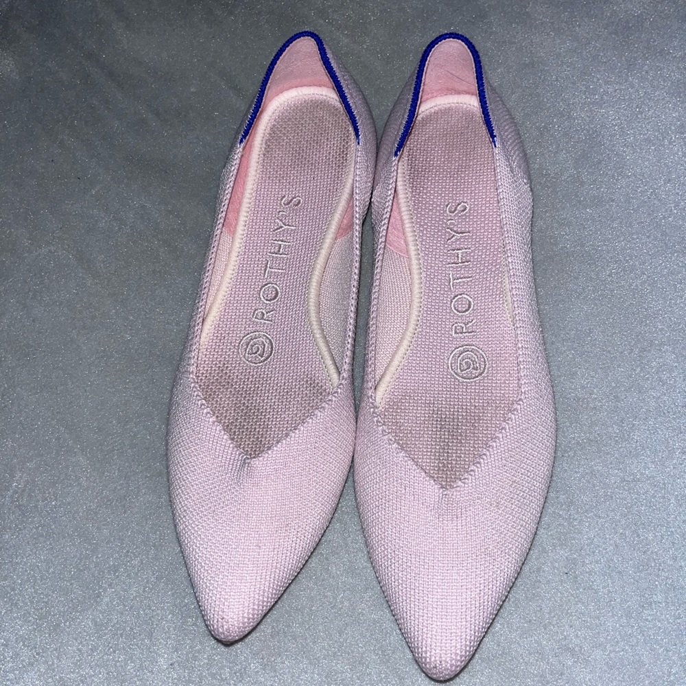 Rothys, the Point, in Blush